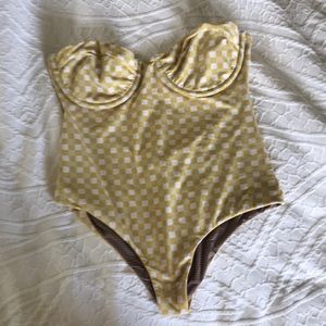 Acacia strapless one piece